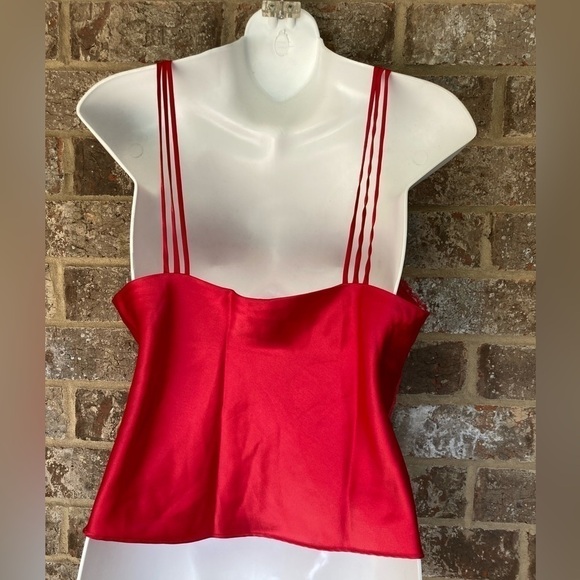 Vintage Victoria Secret Golden Label Lace Camisole Slip Top Size Medium - Picture 7 of 9